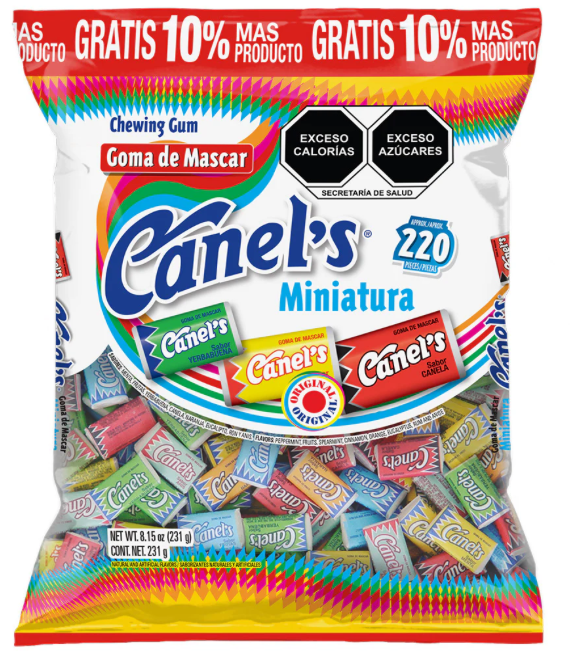 CHICLE CANELS MINIATURA 32/220 PZ