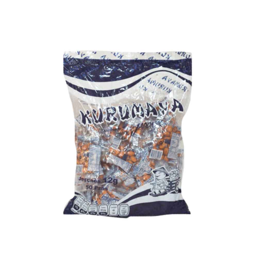 BOTANA KURUMAYA CACAHUATE JAPONES 20 GRS 25/50 PZS