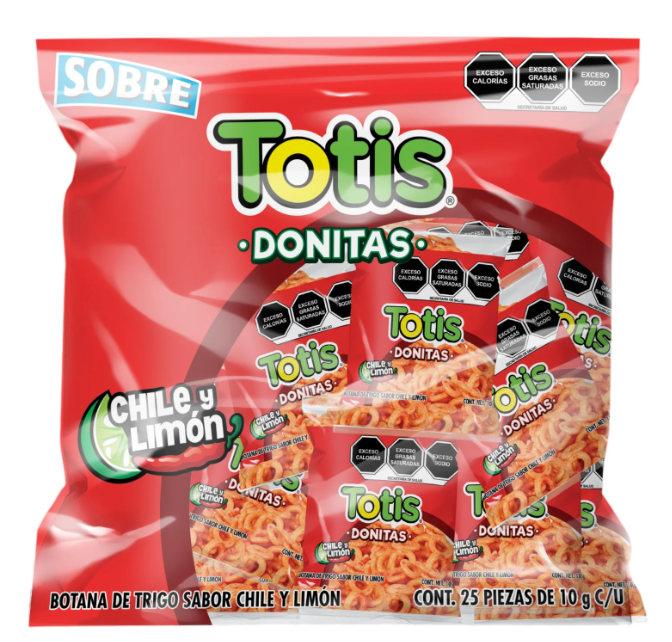 BOTANA TOTIS DONA CHILE 10/25 PZS