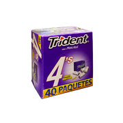 CHICLE ADAMS TRIDENT 4 S MORA 40/40 PZS