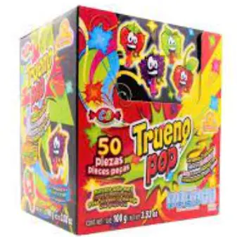 POLVO DELICIAS TRUENO POP 18/50 PZS