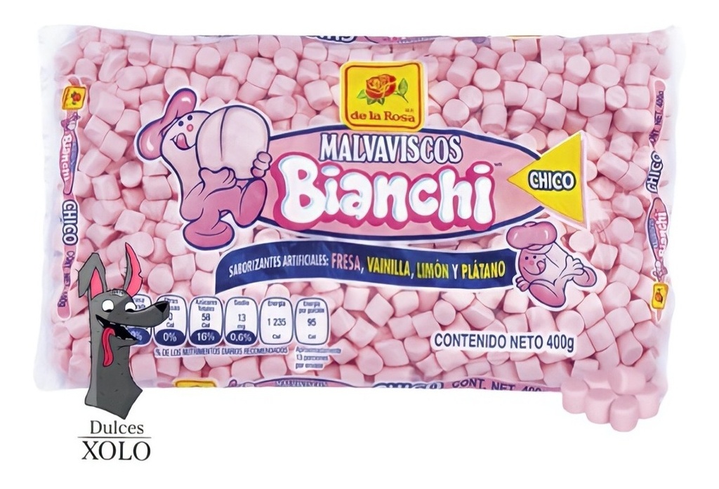 BOMBON LROSA MINI COLORES 15/400 GRS