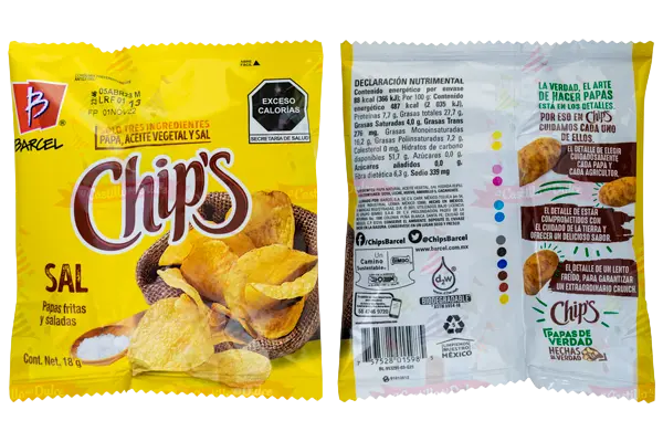 BOTANA BARCEL MINI CHIPS SAL 6/25 PZS