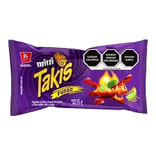 BOTANA BARCEL MINI TAKIS FUEGO 3/25 PZS
