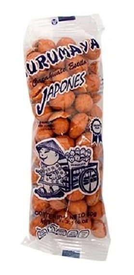 BOTANA KURUMAYA CACAHUATE JAPONES 40 GRS 15/50 PZS