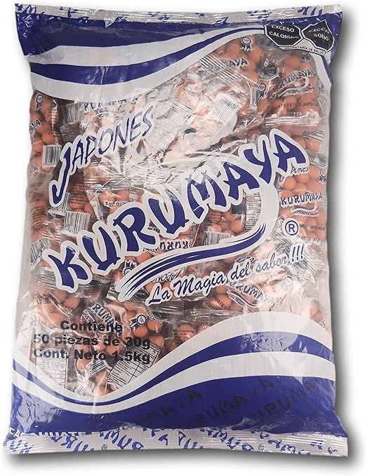 BOTANA KURUMAYA CACAHUATE JAPONES 50 GRS 10/50 PZS