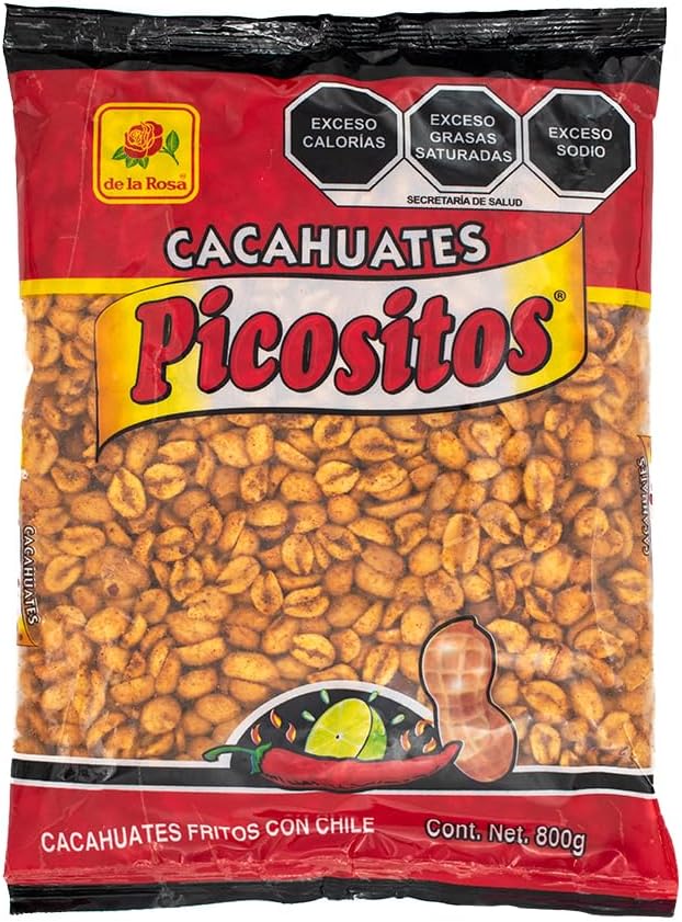 BOTANA LA ROSA CACAHUATE PICOSITO 12/800 GRS