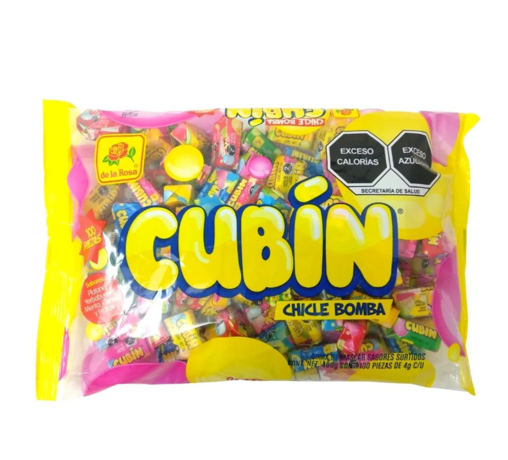 CHICLE LA ROSA MINI CUBIN 24/100 PZS (copia)