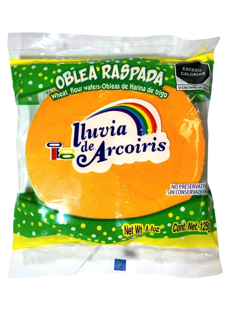 OBLEA ARCOIRIS MEDIANA 53/85 GRS