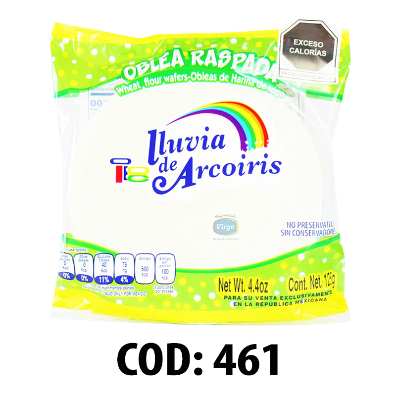 OBLEA ARCOI RASPADA 37/100 PZS