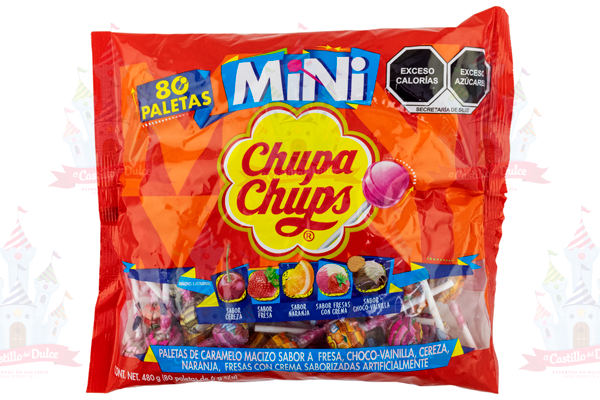 PALETA CHUPA CHUP MINI 18/80 PZS