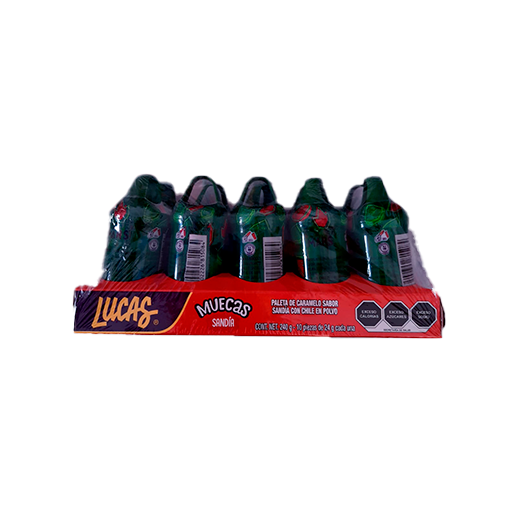 PALETA LUCAS MUECAS SANDIA 24/10 PZS
