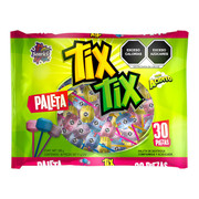 PALETA SONRICS TIX TIX FRUTALES 24/30 PZS