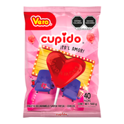 PALETA VERO CUPIDO FRESA 24/40 PZS