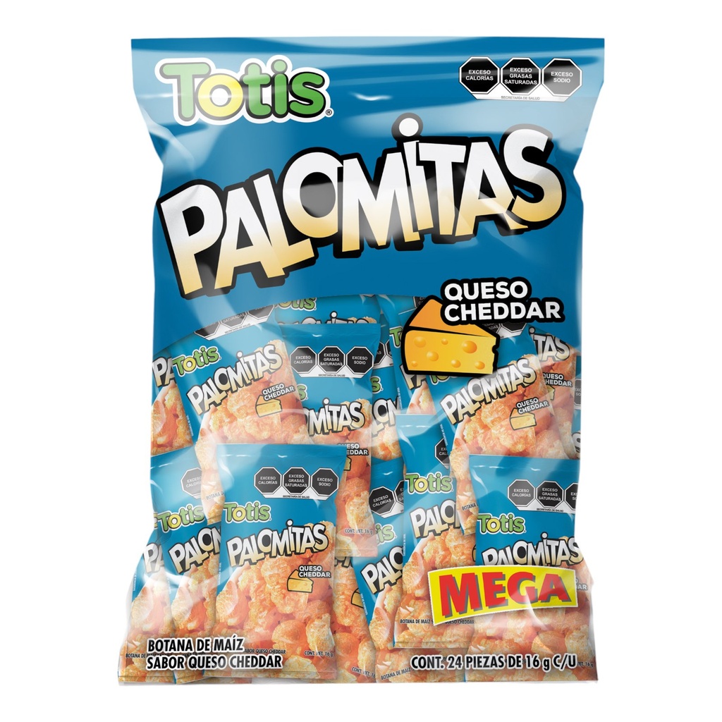 BOTANA TOTIS MEGA PALOMA QUESO 10/24 PZS