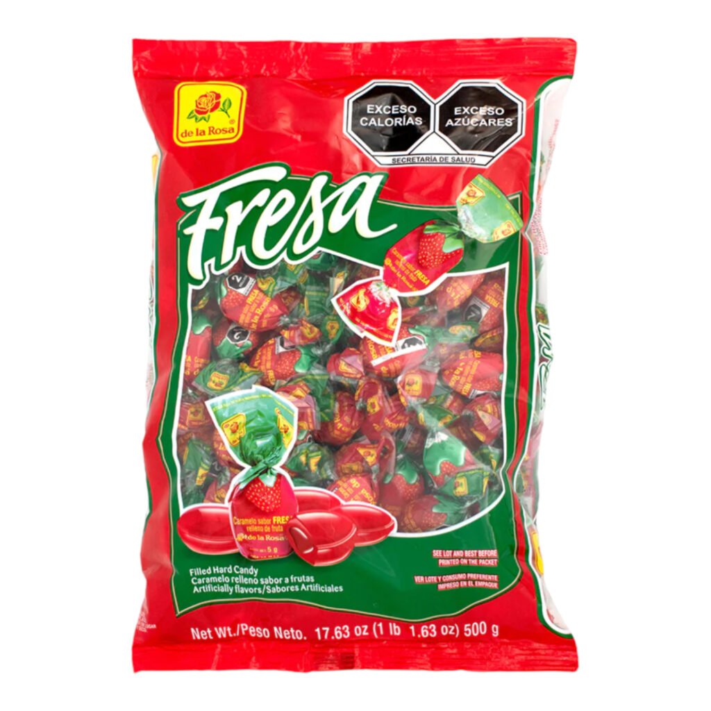 CAR LROSA CARAMELITO FRESA 24/100 PZS