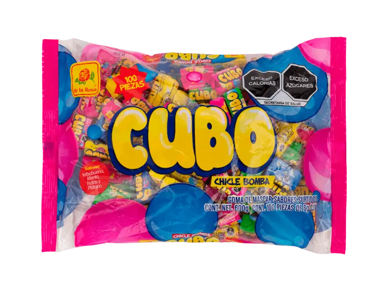 CHICLE LROSA CUBO 20/100 PZS