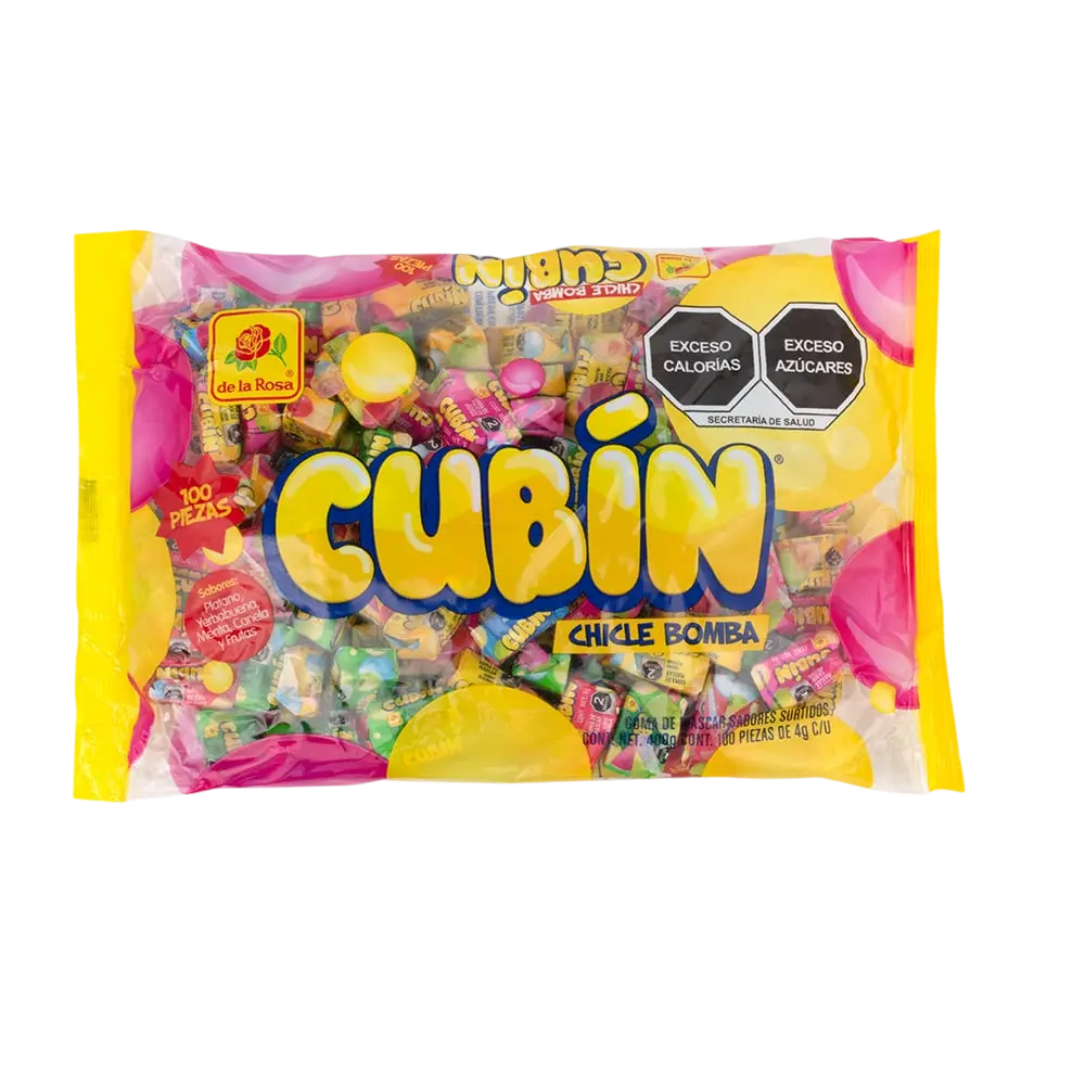 CHICLE LROSA MINI CUBIN 24/100 PZS