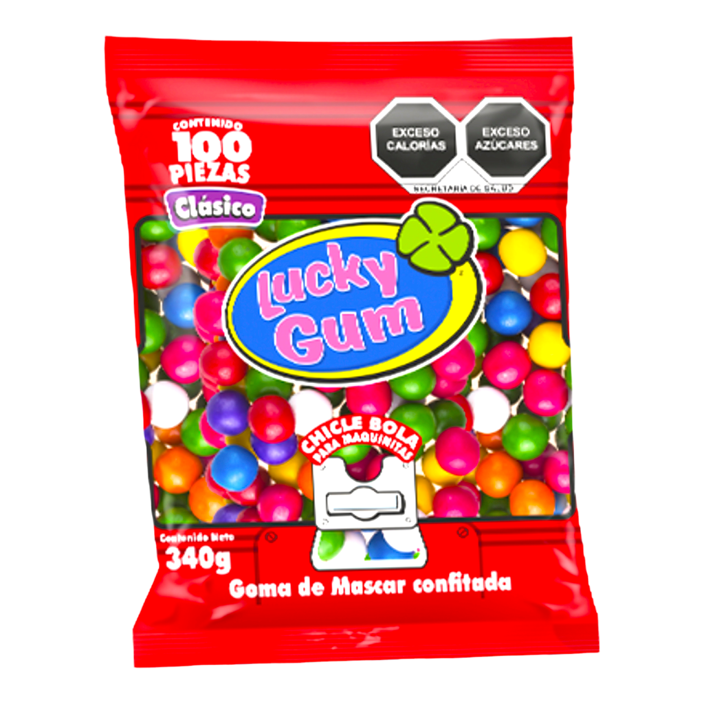 CHICLE LUCKY GUM CLASICO 20/100 PZS