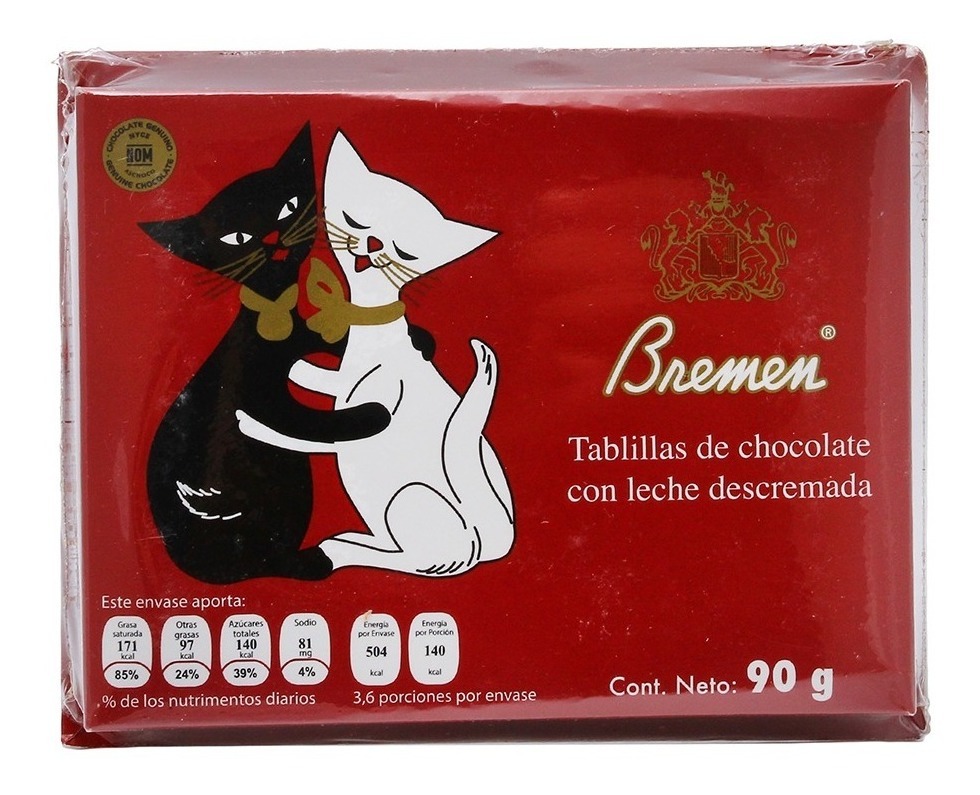 CHOC BREMEN LENGUAS DE GATO 35/90 GRS