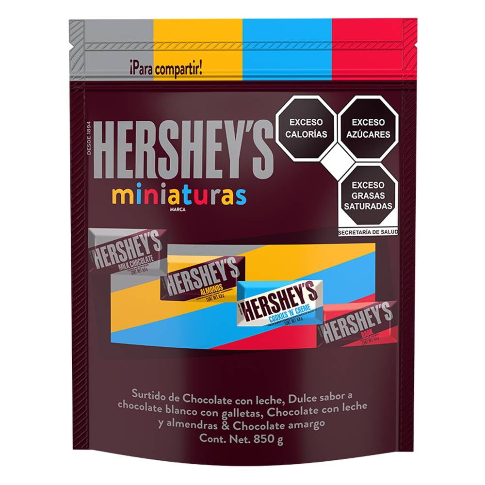 CHOC HERSHEY MINIATURA 5/850 GRS