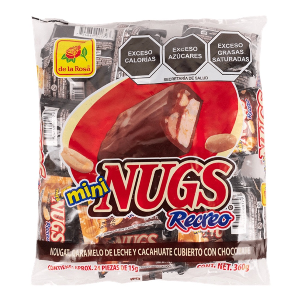 CHOC LROSA MINI NUGS RECREO 18/24 PZS