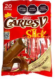CHOC NESTLE CARLOS V STICK 20/20 PZS