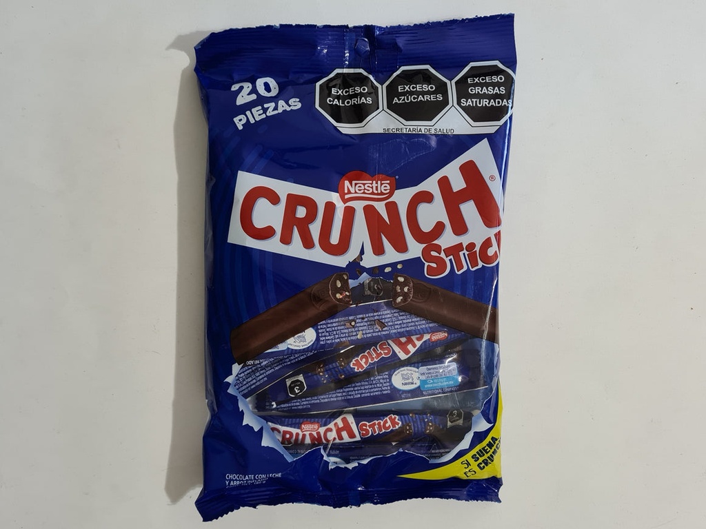 CHOC NESTLE CRUNCH STICK 20/20 PZS