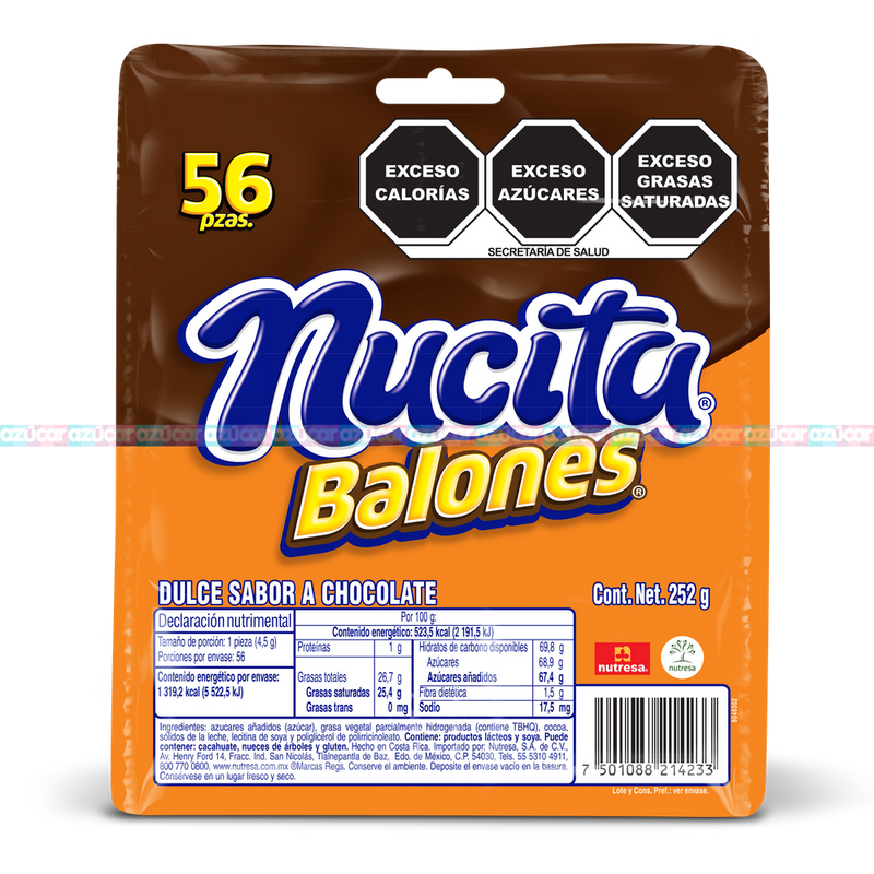 CHOC NUTRESA BALON BLISTER 24/56 PZS