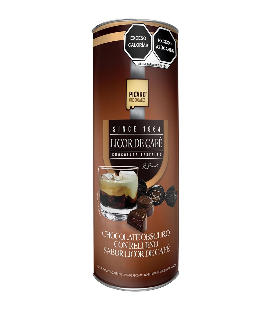CHOC PICARD AMARGO TUBO LICOR DE CAFE 6/180 RS