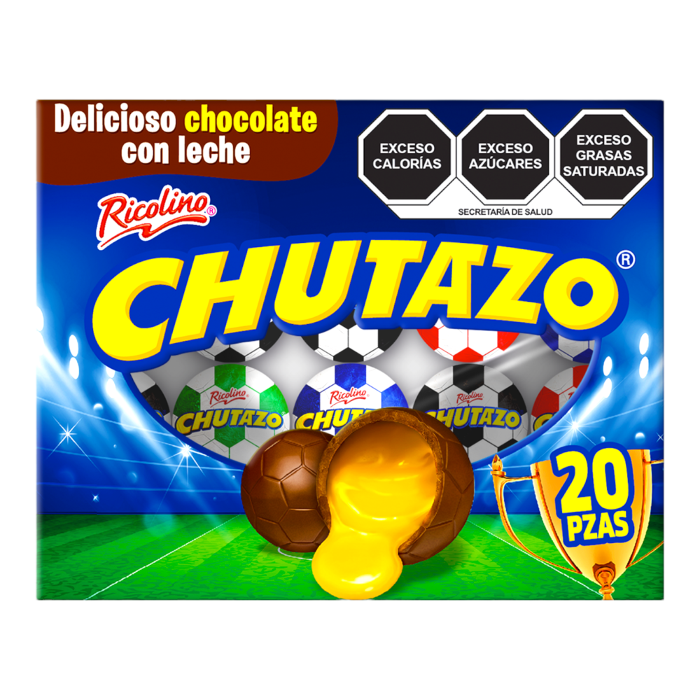 CHOC RICOLINO CHUTAZO 40/20 PZS