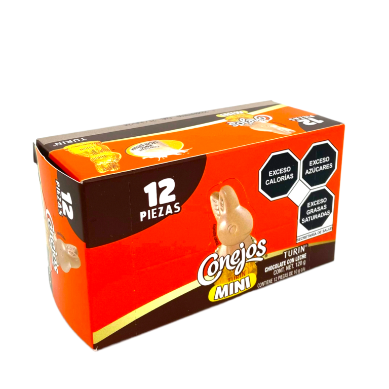 CHOC TURIN CONEJO MINI 18/12 PZS