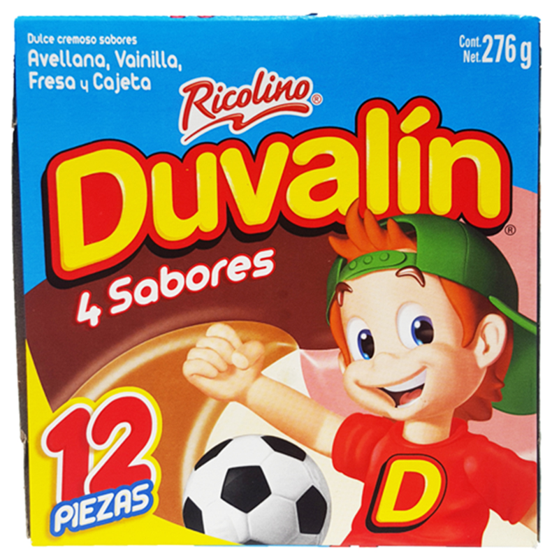 DUVALIN RICOL 4 SABORES 24/12 PZS