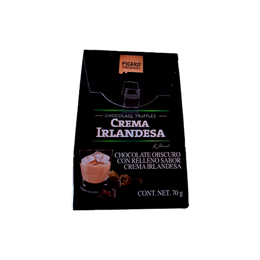 CHOC PICARD LICOR CREMA IRLANDESA 12/70 GRS