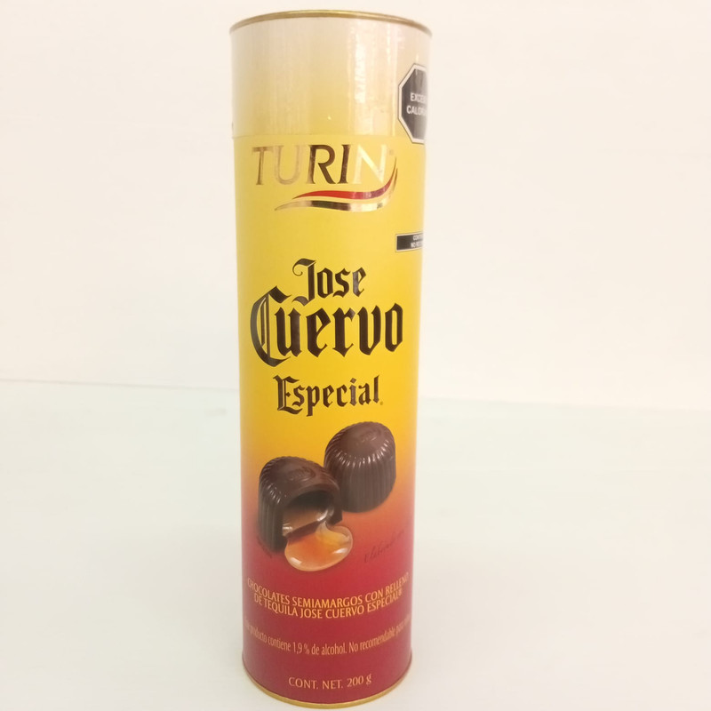 CHOC TURIN TUBO JOSE CUERVO 6/200 GRS
