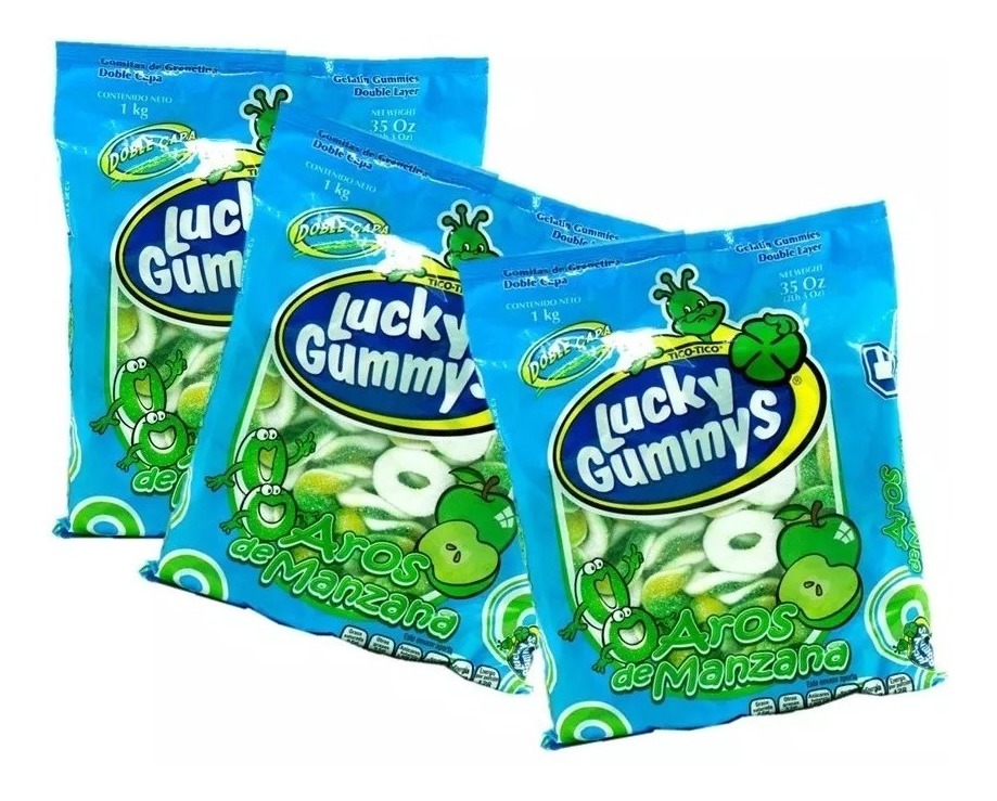 GOMA LUCKY ARO MANZANA 8/1 KG