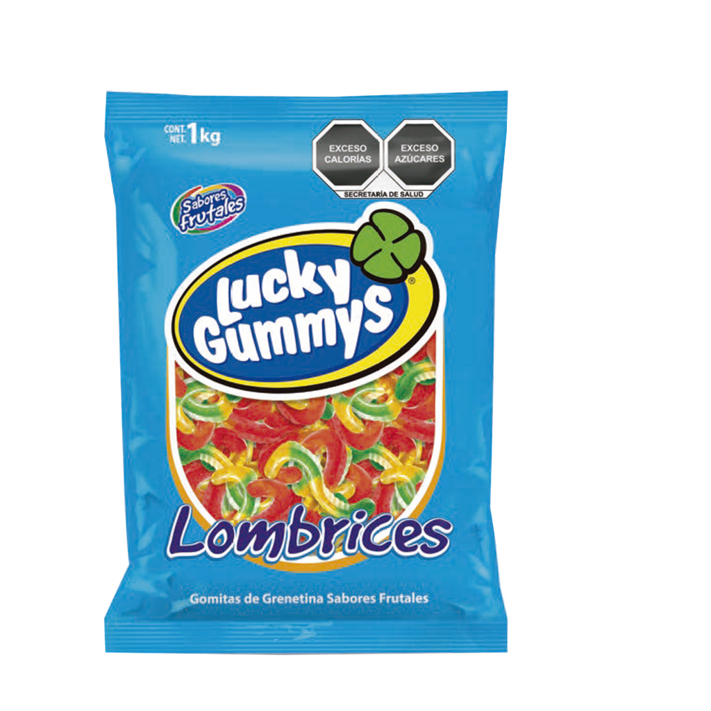 GOMA LUCKY LOMBRICES 8/1 KG