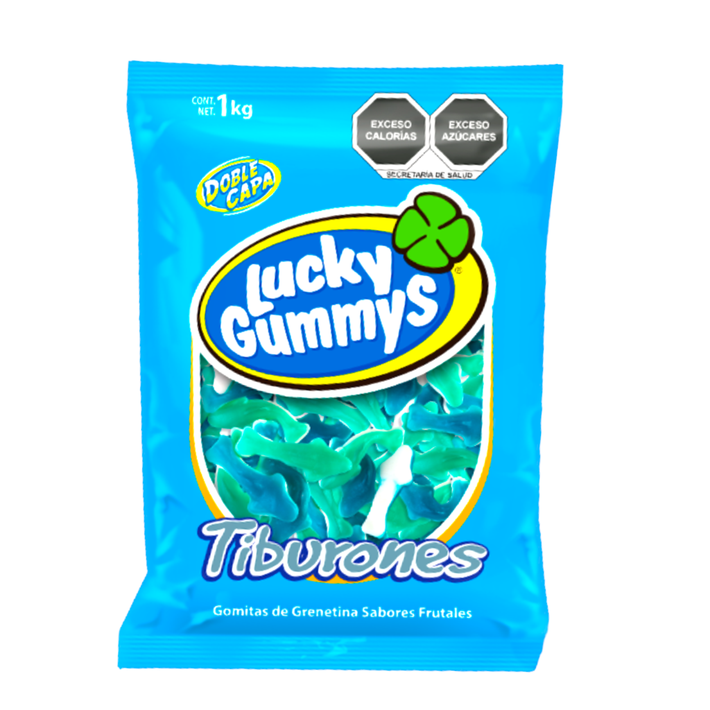 GOMA LUCKY TIBURONES 8/1 KG