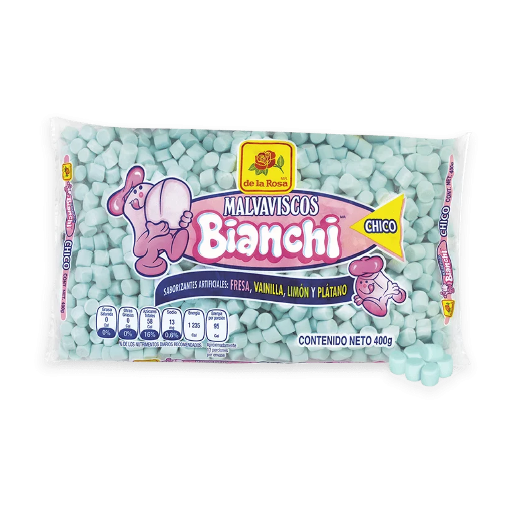 BOMBON LA ROSA MINI AZUL 15/400 GRS