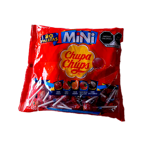 PALETA CHUPA CHUPS MINI 18/80 PZS