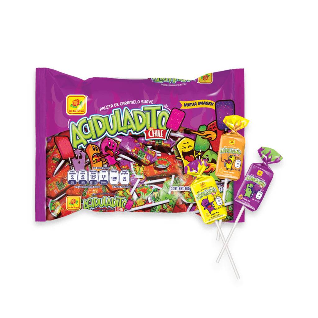 PALETA LA ROSA ACIDULADA SUAVE 25/40 PZS