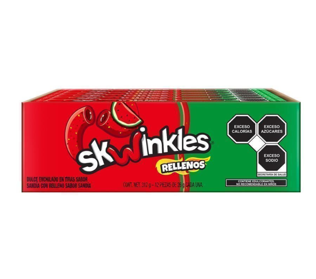 TAM LUCAS SKWINKLES RELLENOS SANDIA 24/12 PZS