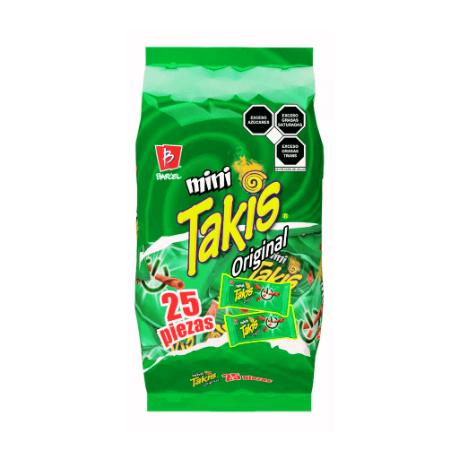 [BOBTA] BOTANA BARCEL MINI TAKIS VERDE 3/25 PZS