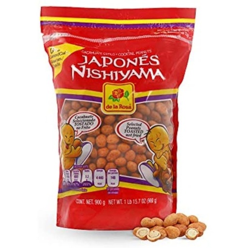 [BOCJ2] BOTANA LA ROSA CACAHUATE JAPONES 18/800 GRS