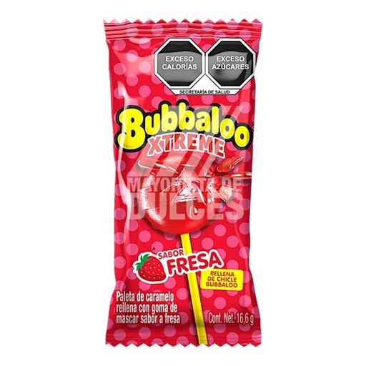 [PLBEX] PALETA ADS BUBBAXTREM FRESA 16/20 PZS