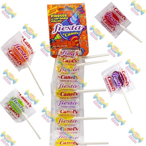 [PLCFC] PALETA CANELS FIESTA TIRA CHICA 50/20 PZS