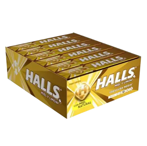 [PAHAMI] PASTILLA ADS HALLS MIEL LIMON 30/12 PZS