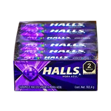 [PAHAMA] PASTILLA ADS HALLS MORA AZUL 30/12 PZS