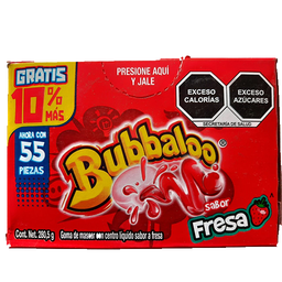 [CHKBF] CHICLE ADAMS BUBBALOO FRESA 32/47 PZS