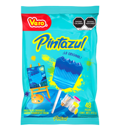 [PLVBA] PALETA VERO BROCHITA PINTA AZUL 24/48 PZS
